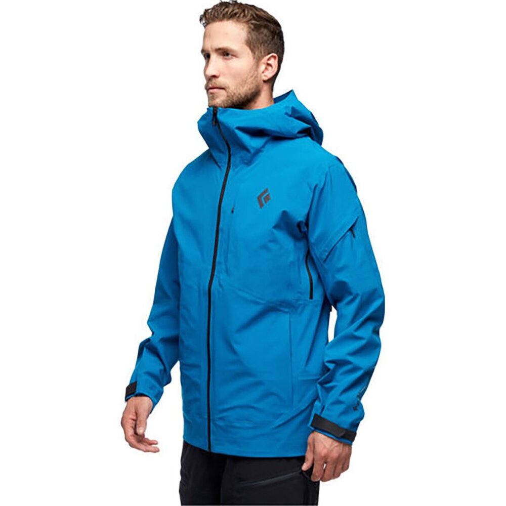 Black Diamond Men’s Recon Stretch Ski Shell – Kingfisher Blue – Size L - Picture 10 of 16